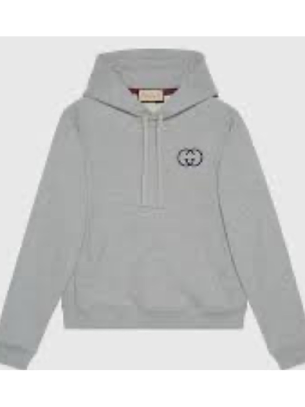 Gucci embroidered interlocking G logo hoodie size
XL made in Italy